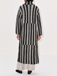 Rover Boucle Robe,THE ELDER STATESMAN,BLACK GRADIENT,Image 3