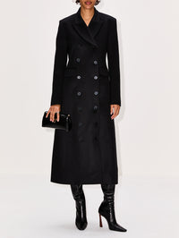 Evelyn Coat,HEIRLOME,BLACK,Image 2