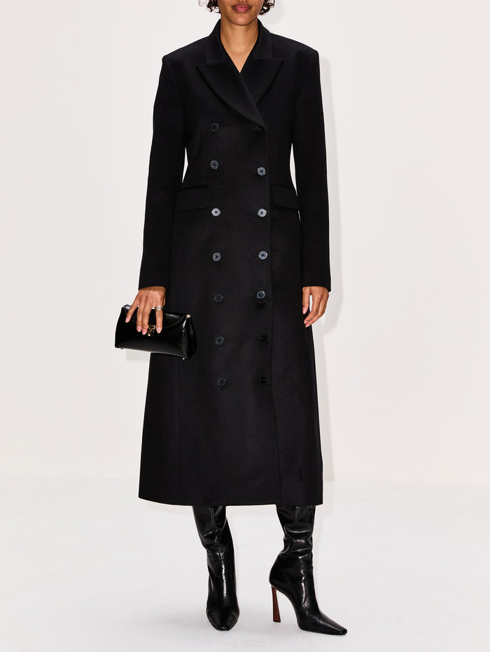 Evelyn Coat,HEIRLOME,BLACK,Image 1