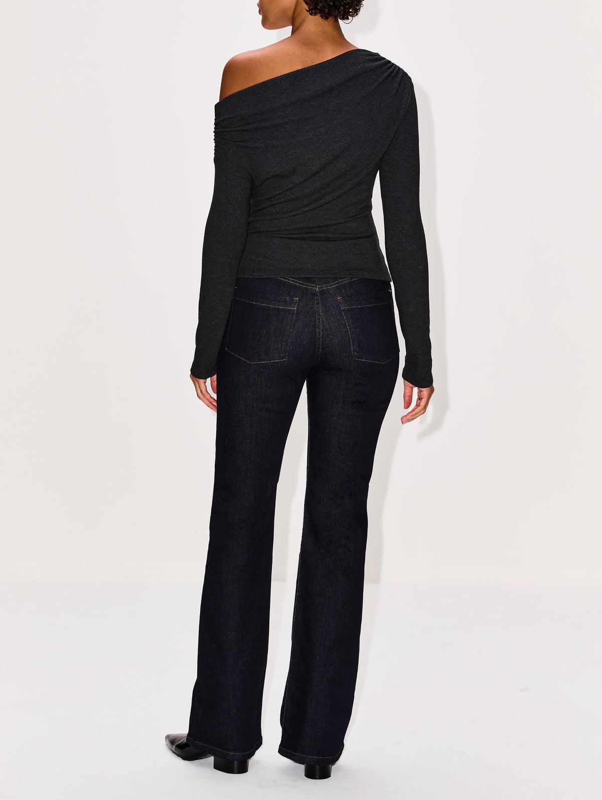 Philomena Top,STAUD,CHARCOAL,Image 3