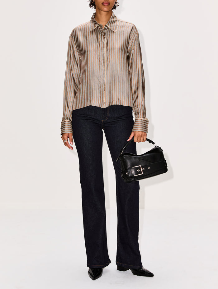 Brama Shirt,MAX MARA,HAZELNUT,Image 1