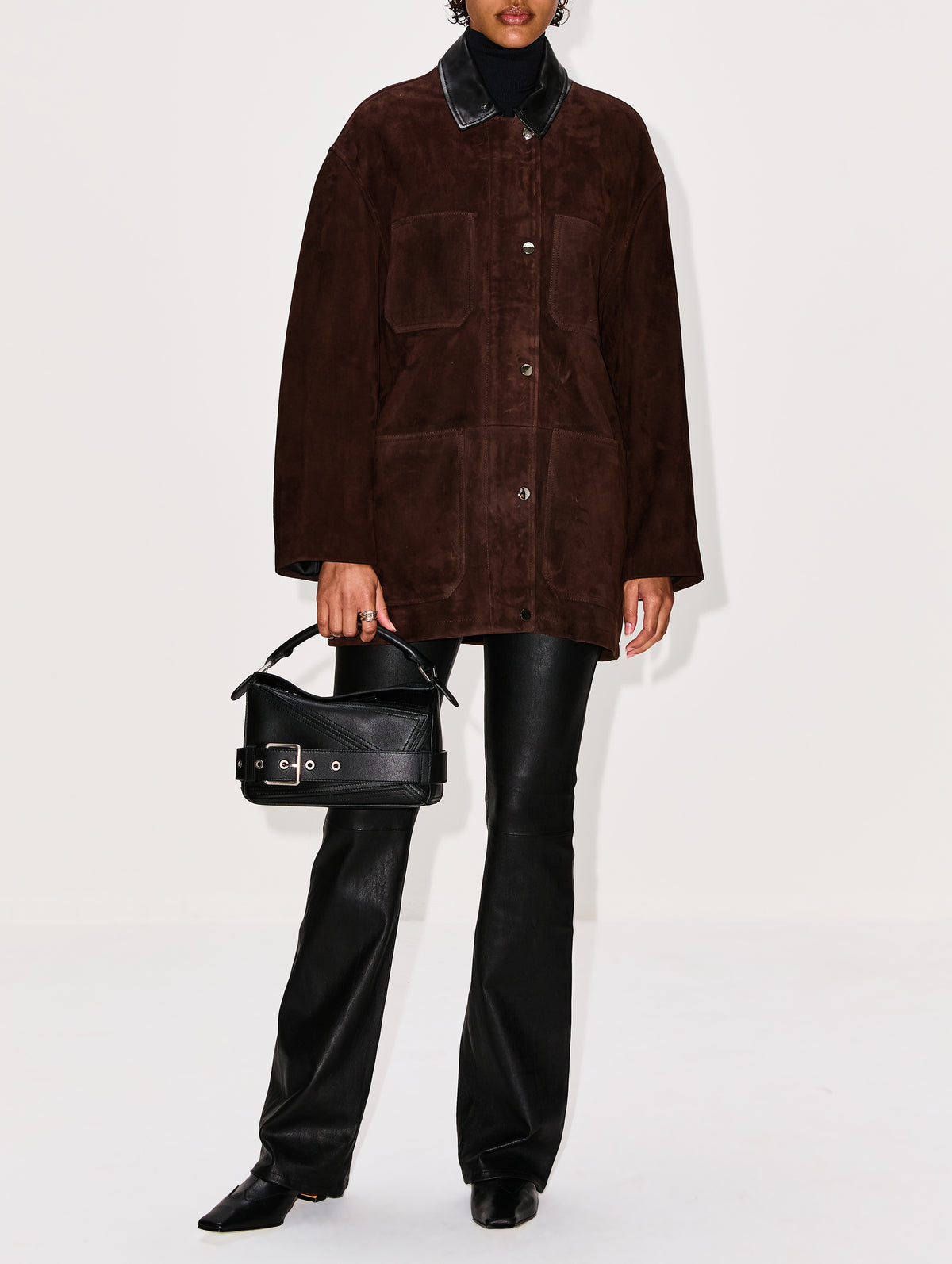 Puzzle Biker Bag,LOEWE,BLACK,Image 2