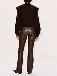 5 Pocket Micro Flare Pant,SPRWMN,AMERICANO,Image 3