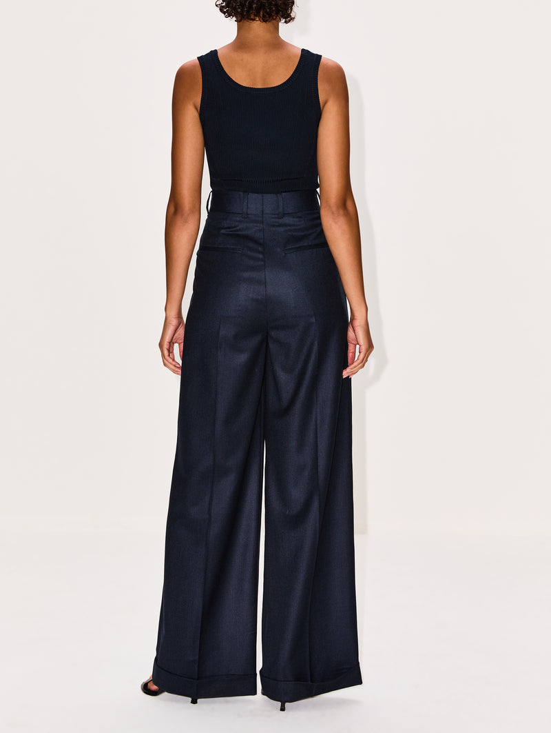 Cuffed Tailored Trouser