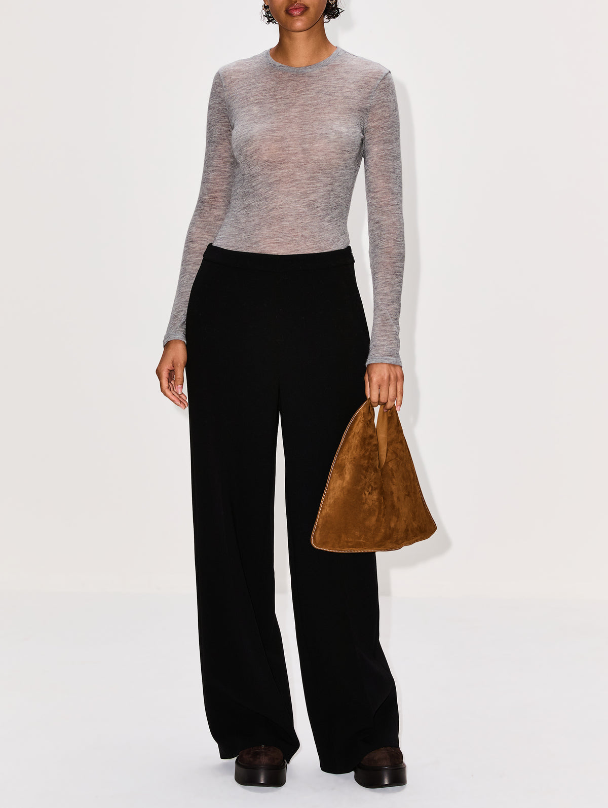 Sera Pant,THE ROW,BLACK,Image 2