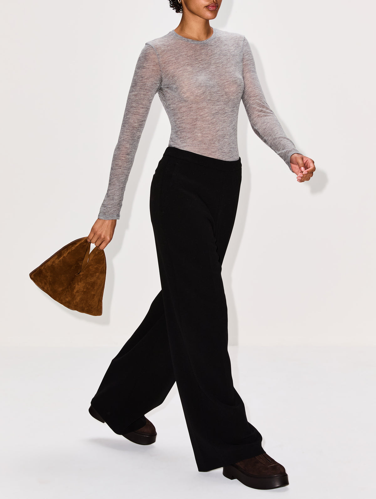 Sera Pant,THE ROW,BLACK,Image 3