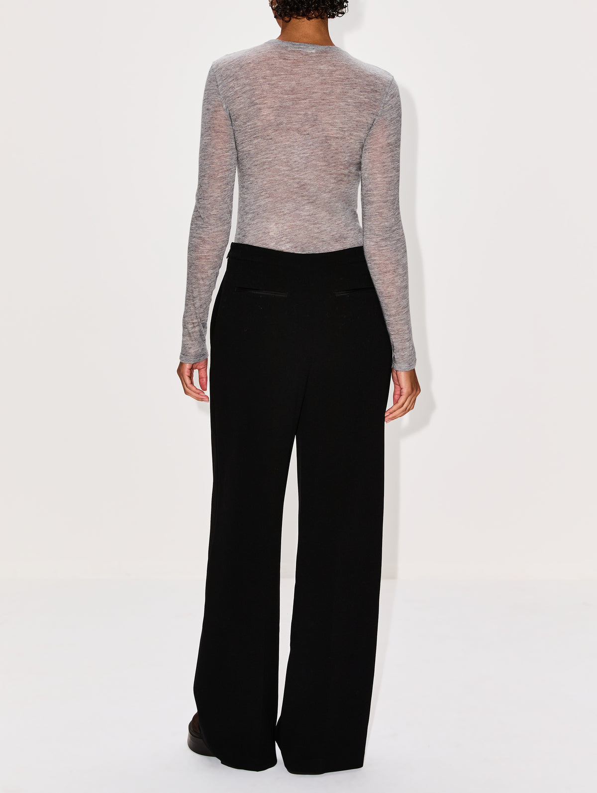 Iverness Top,THE ROW,GREY MELANGE,Image 3