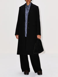Cerys Coat,THE ROW,BLACK,Image 2