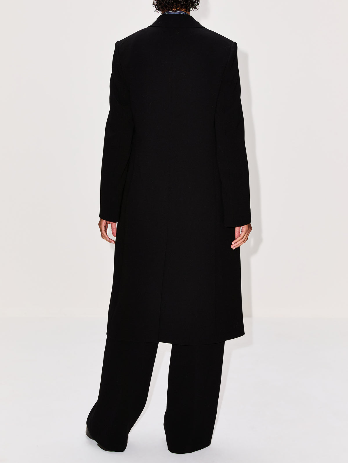 Cerys Coat,THE ROW,BLACK,Image 3
