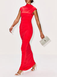 Exclusive Barri Dress,TOVE,RED,Image 3