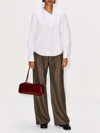 Simon Shoulder Bag,KHAITE,OXBLOOD,Image 2
