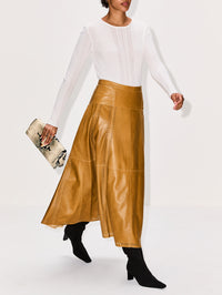 Aninda Midi Skirt,ULLA JOHNSON,WILLOW,Image 3