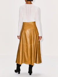 Aninda Midi Skirt,ULLA JOHNSON,WILLOW,Image 4