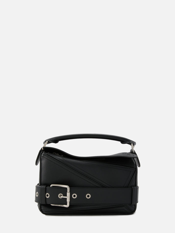 Puzzle Biker Bag,LOEWE,BLACK,Image 1