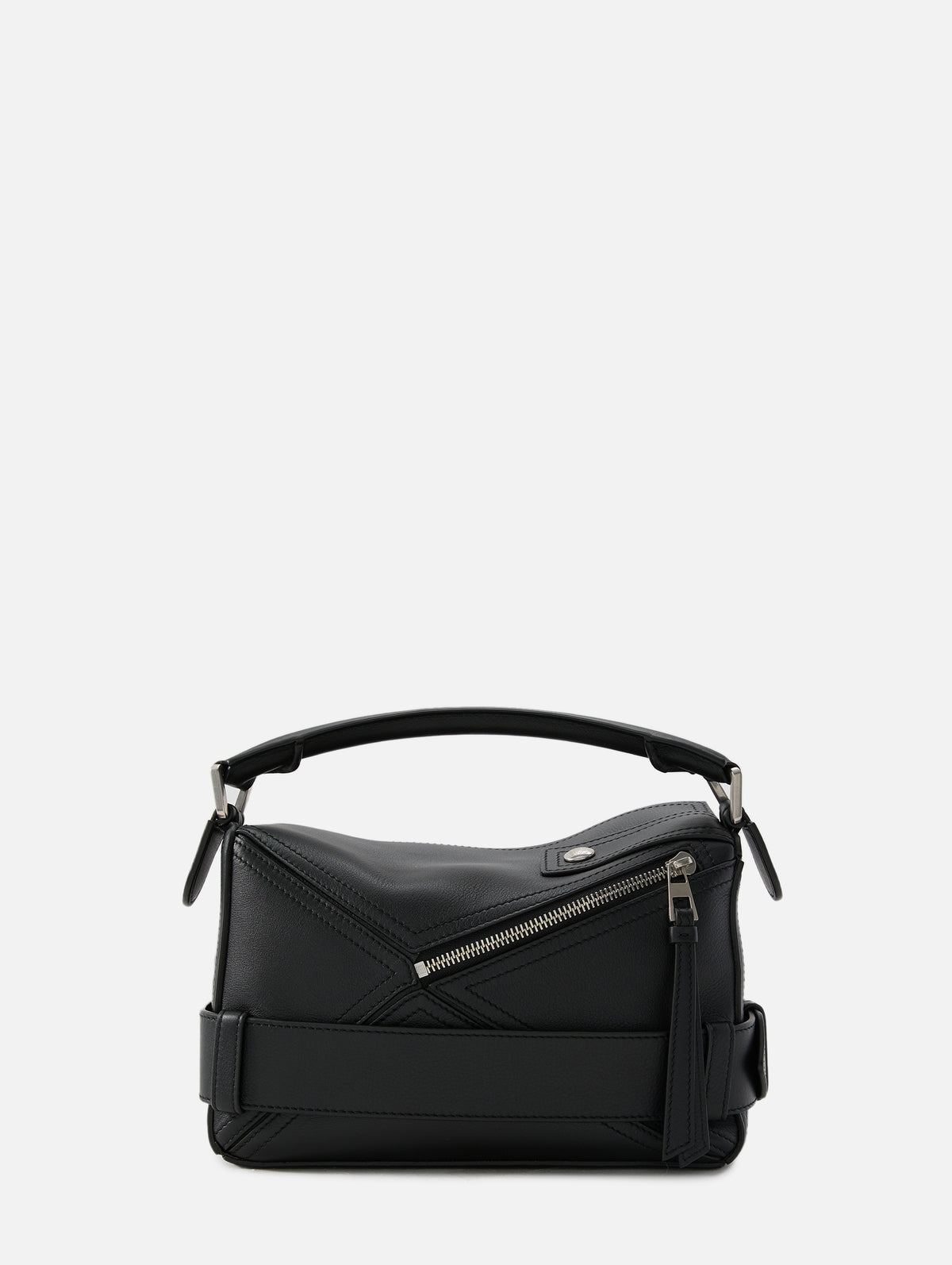 Puzzle Biker Bag,LOEWE,BLACK,Image 3