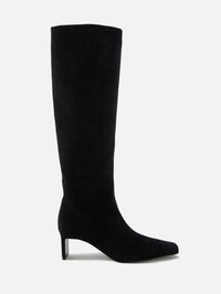 Ona Knee High Boot 55mm,KHAITE,BLACK,Image 1