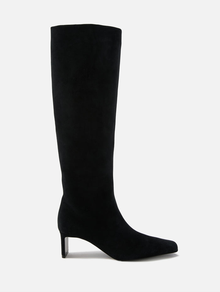 Ona Knee High Boot 55mm,KHAITE,BLACK,Image 1