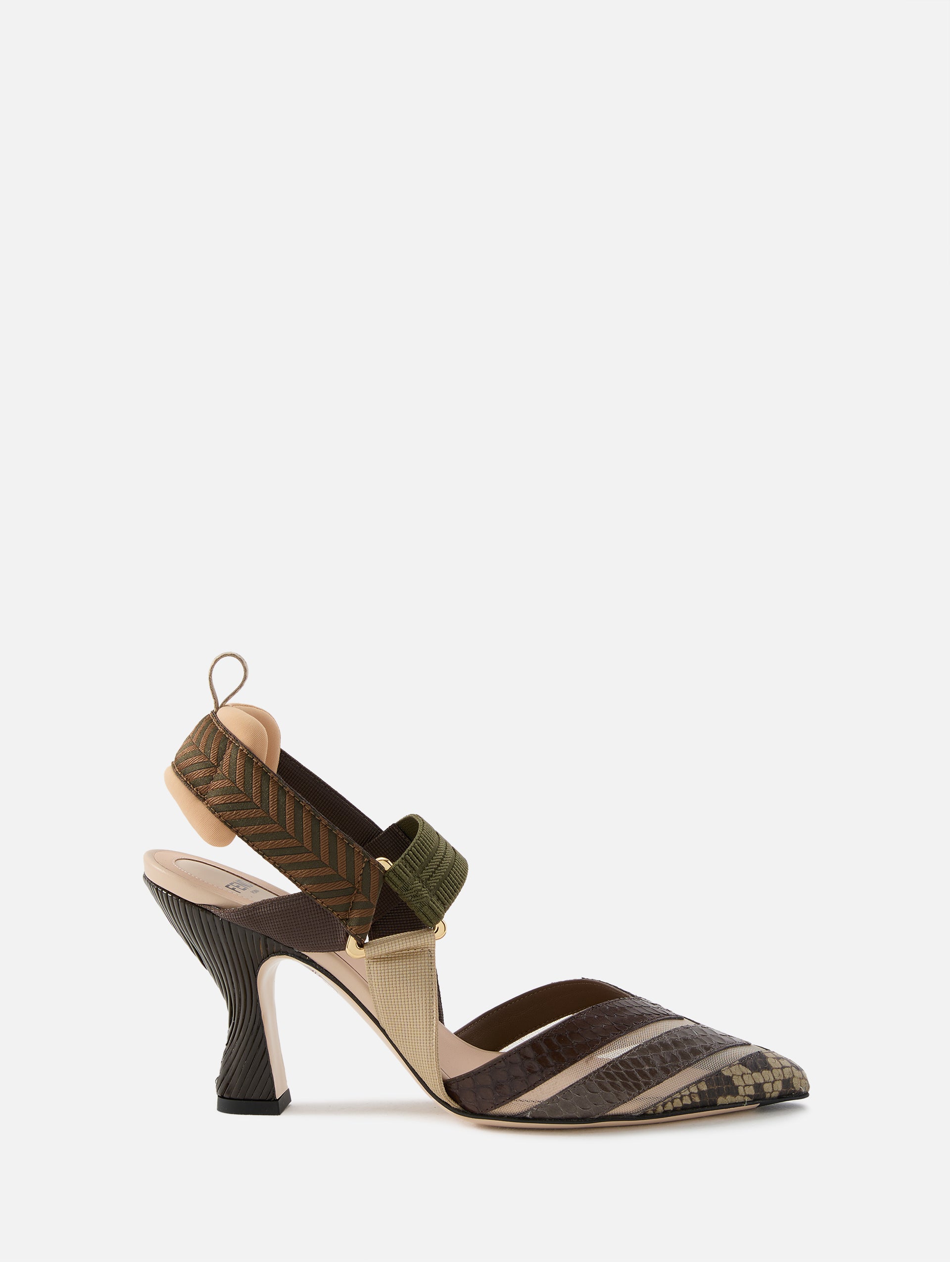 Colibri Slingback Pump 85mm | FENDI | elysewalker