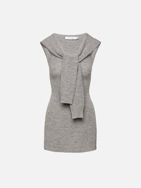 Vao Mini Dress,AYA MUSE,GRAY,Image 1