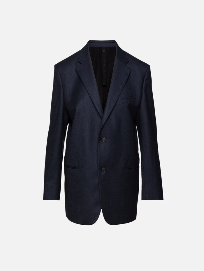 Oversized Tailored Jacket,PETAR PETROV,NIGHT BLUE,Image 1