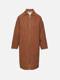 Zip Coat,ELEVENTY,VICUNA,Image 1