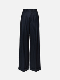 Cuffed Tailored Trouser,PETAR PETROV,NIGHT BLUE,Image 1
