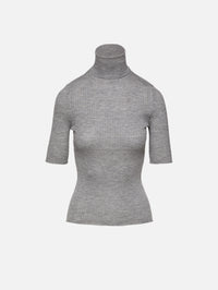 SS Turtleneck Top,SPRWMN,GREY,Image 1
