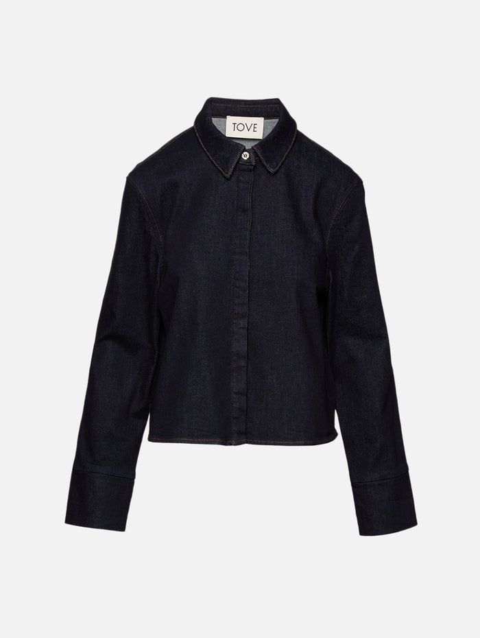 Sandie Denim Shirt,TOVE,INDIO,Image 1