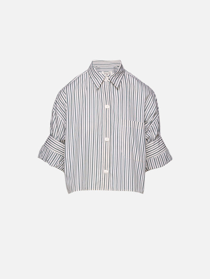 Next Ex Shirt,TWP,IVORY/CILANTRO,Image 1