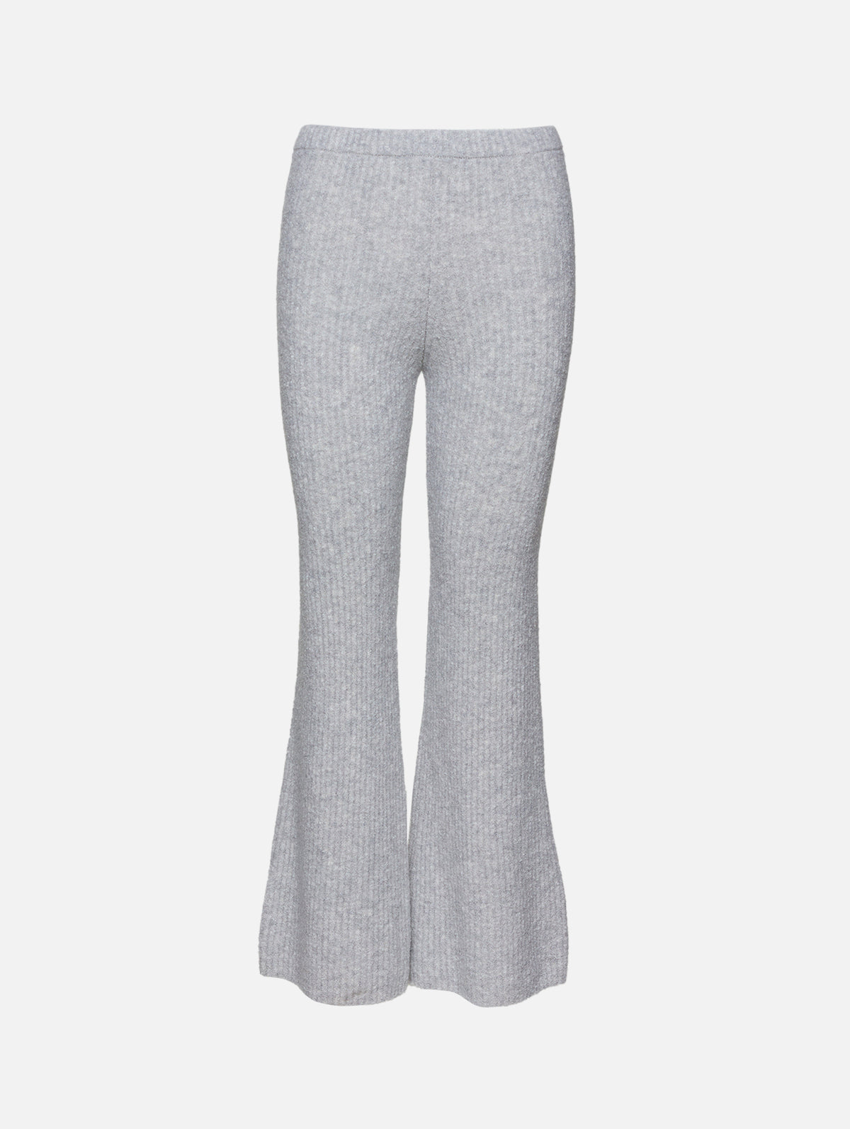 Cozy Rib Flare Pant,THE ELDER STATESMAN,HEATHER GREY,Image 1