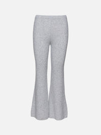Cozy Rib Flare Pant,THE ELDER STATESMAN,HEATHER GREY,Image 1