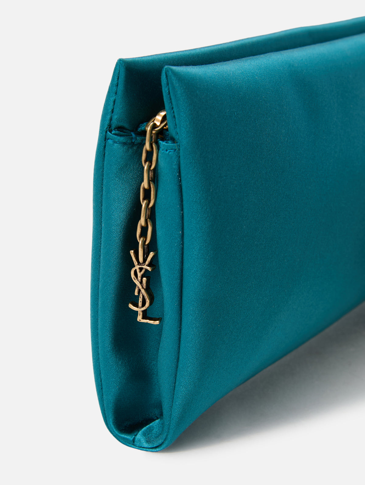 Pochette Bag,SAINT LAURENT,DARK AQUAMARINE,Image 4