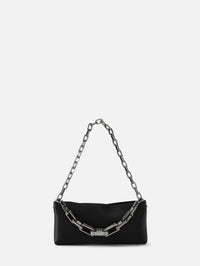 Maykimay Chain Satin Pouch,CHRISTIAN LOUBOUTIN,BLACK,Image 1