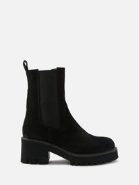 Tammy Boot,LA CANADIENNE,BLACK SUEDE,Image 1