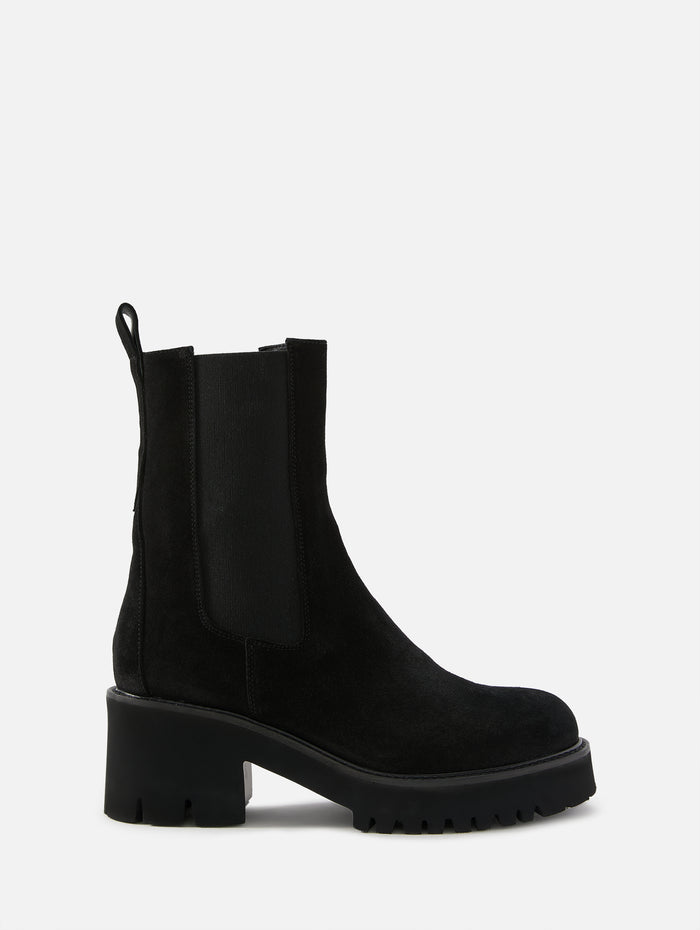 Tammy Boot,LA CANADIENNE,BLACK SUEDE,Image 1