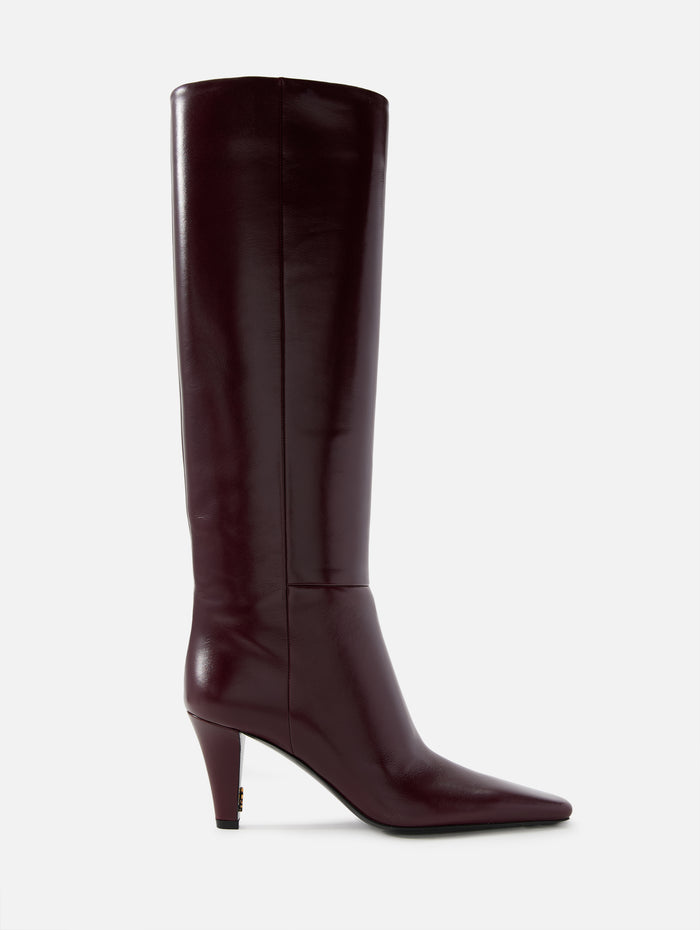 Jill Boot 75mm,SAINT LAURENT,VINTAGE BORDEAUX,Image 1