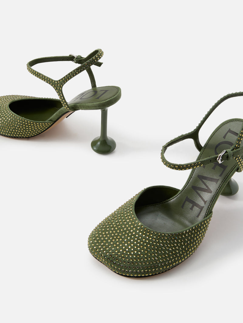 Toy Ankle Strap Pump 90mm