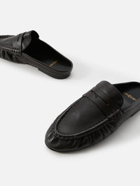 Peg Mocassin Mule,SAINT LAURENT,EAGLE BROWN,Image 2