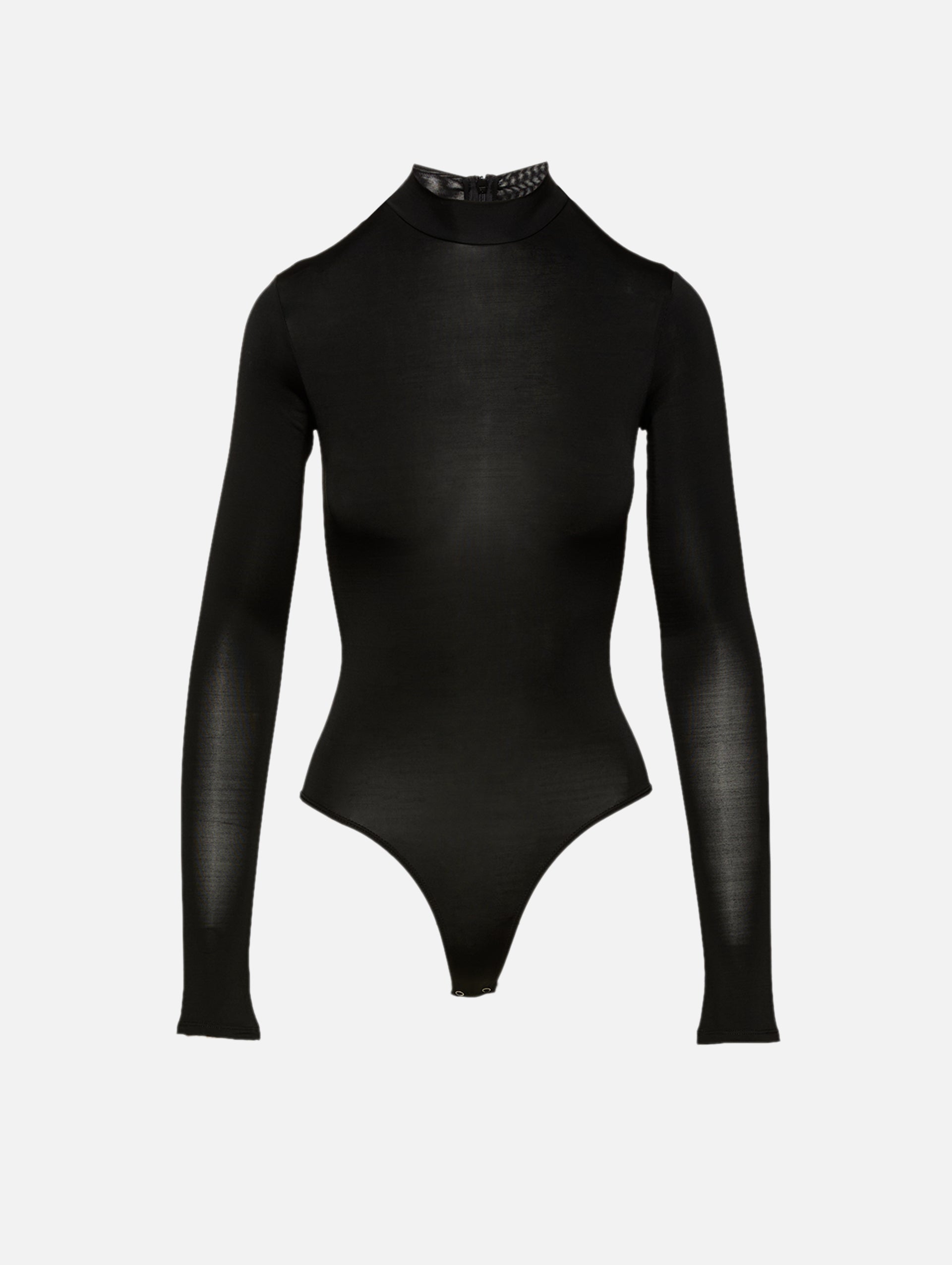 Jersey Mock Neck Bodysuit | LAPOINTE | elysewalker