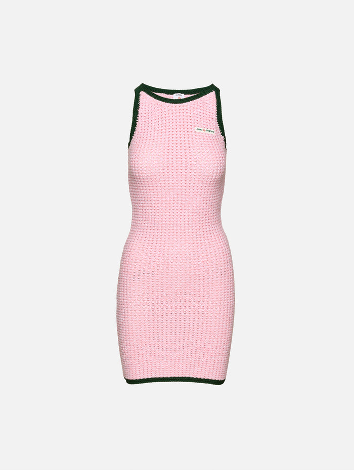 Mouline Dress,CASABLANCA,PINK,Image 1