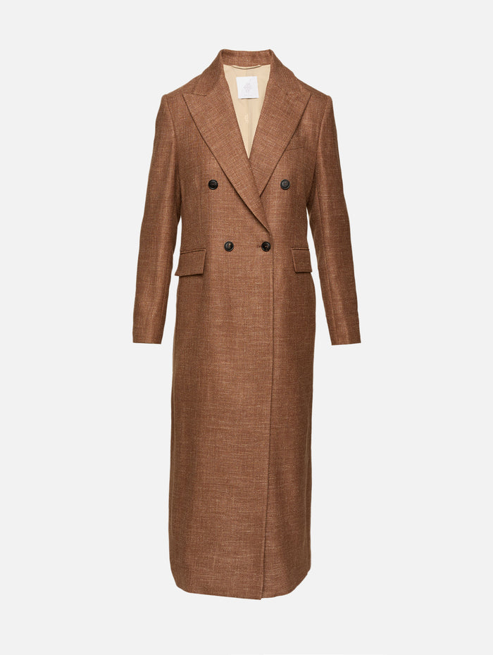 Dust Coat,ELEVENTY,COGNAC,Image 1