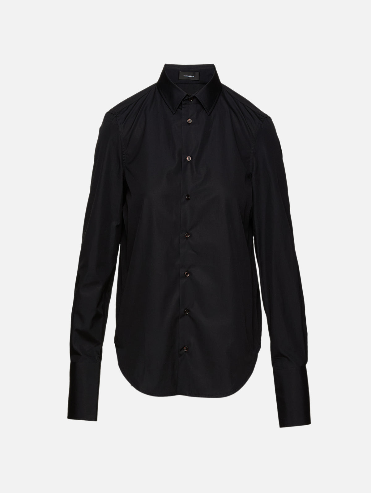 New Classic Shirt,WARDROBE.NYC,BLACK,Image 1
