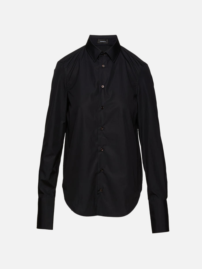 New Classic Shirt,WARDROBE.NYC,BLACK,Image 1