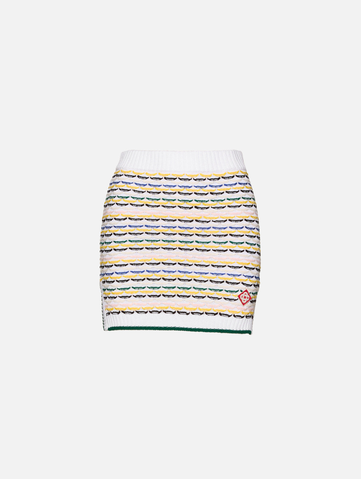 Tuck Stitch Skirt,CASABLANCA,MULTI,Image 1