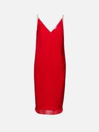 Bella Short Dress,FFORME,VERMILLION,Image 1