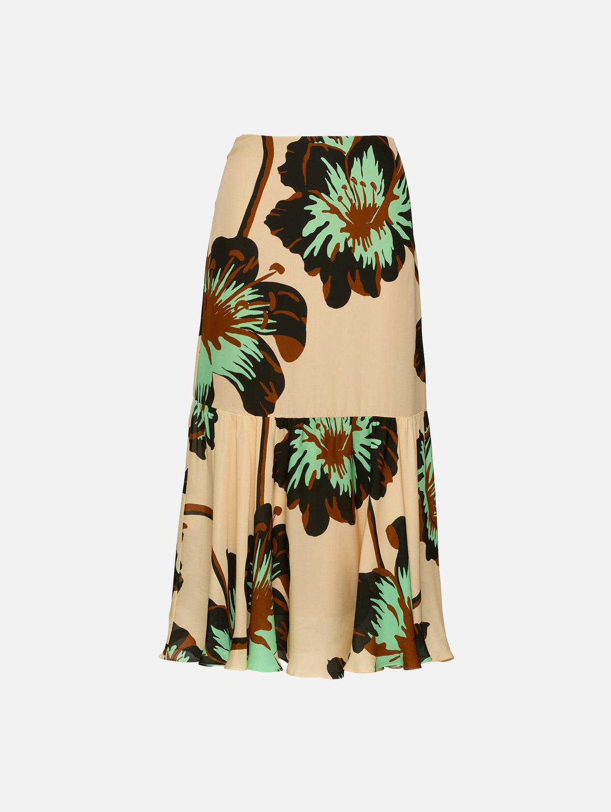 Buena Vista Ankle Skirt,JOHANNA ORTIZ,ECRU/RUST/MINT,Image 1