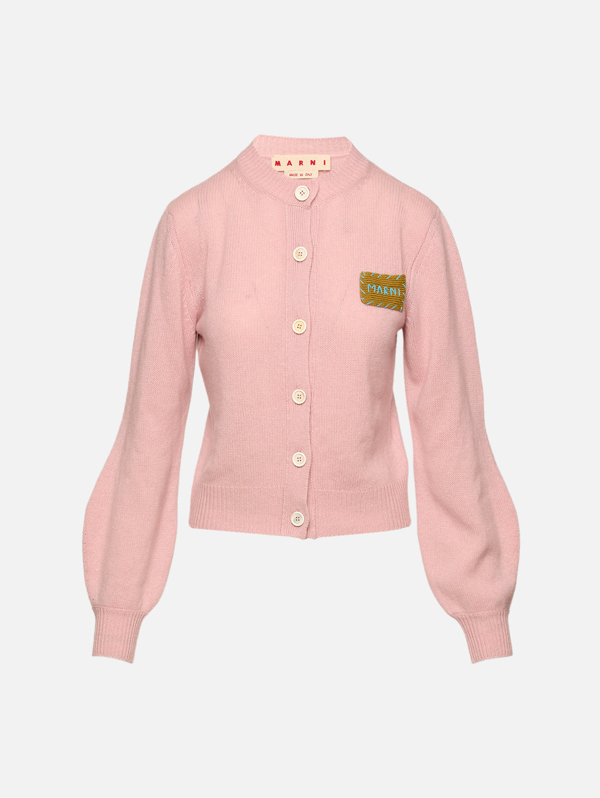 Cashmere Cardigan,MARNI,PINK GUMMY,Image 1