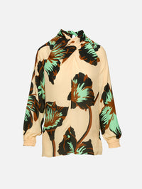 Drum Beats Top,JOHANNA ORTIZ,ECRU/RUST/MINT,Image 1