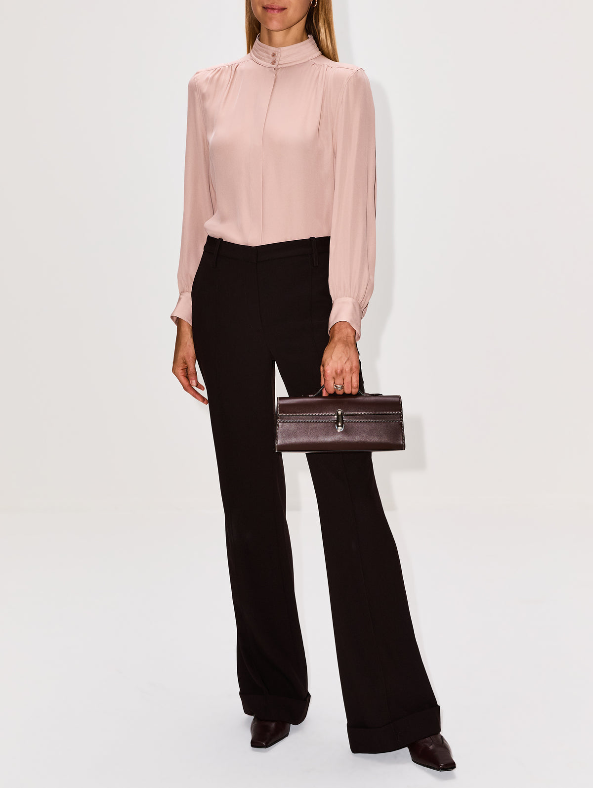 Revi Blouse,NILI LOTAN,NUDE,Image 2