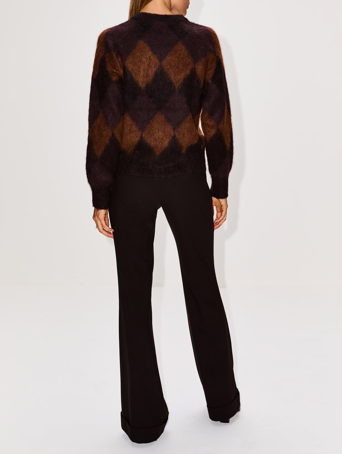 Ezra Sweater,A.L.C.,DEEP PLUM/BRONCO/DARK UMBER,Image 3